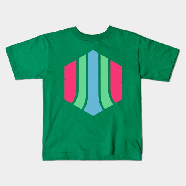 the waterfall Kids T-Shirt by ovaltina